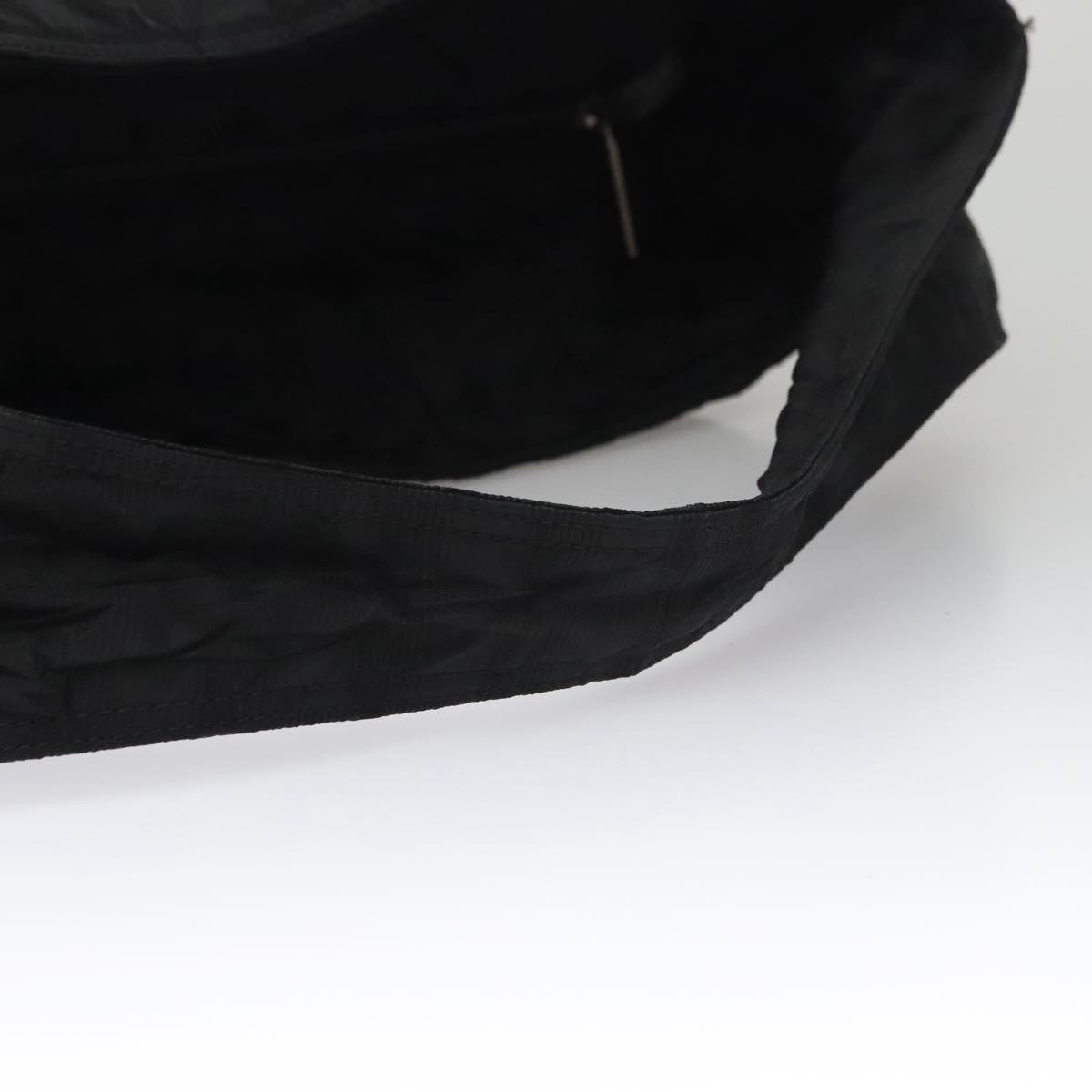 CHANEL New Travel line Shoulder Bag Nylon Black CC yk16511