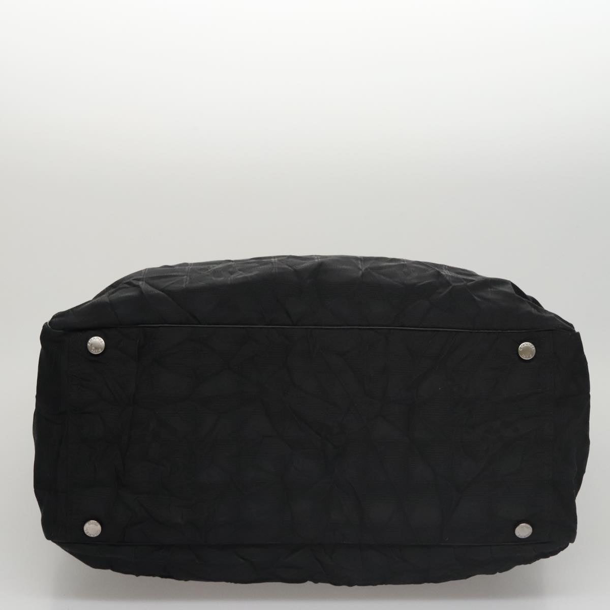 CHANEL New Travel line Shoulder Bag Nylon Black CC yk16511