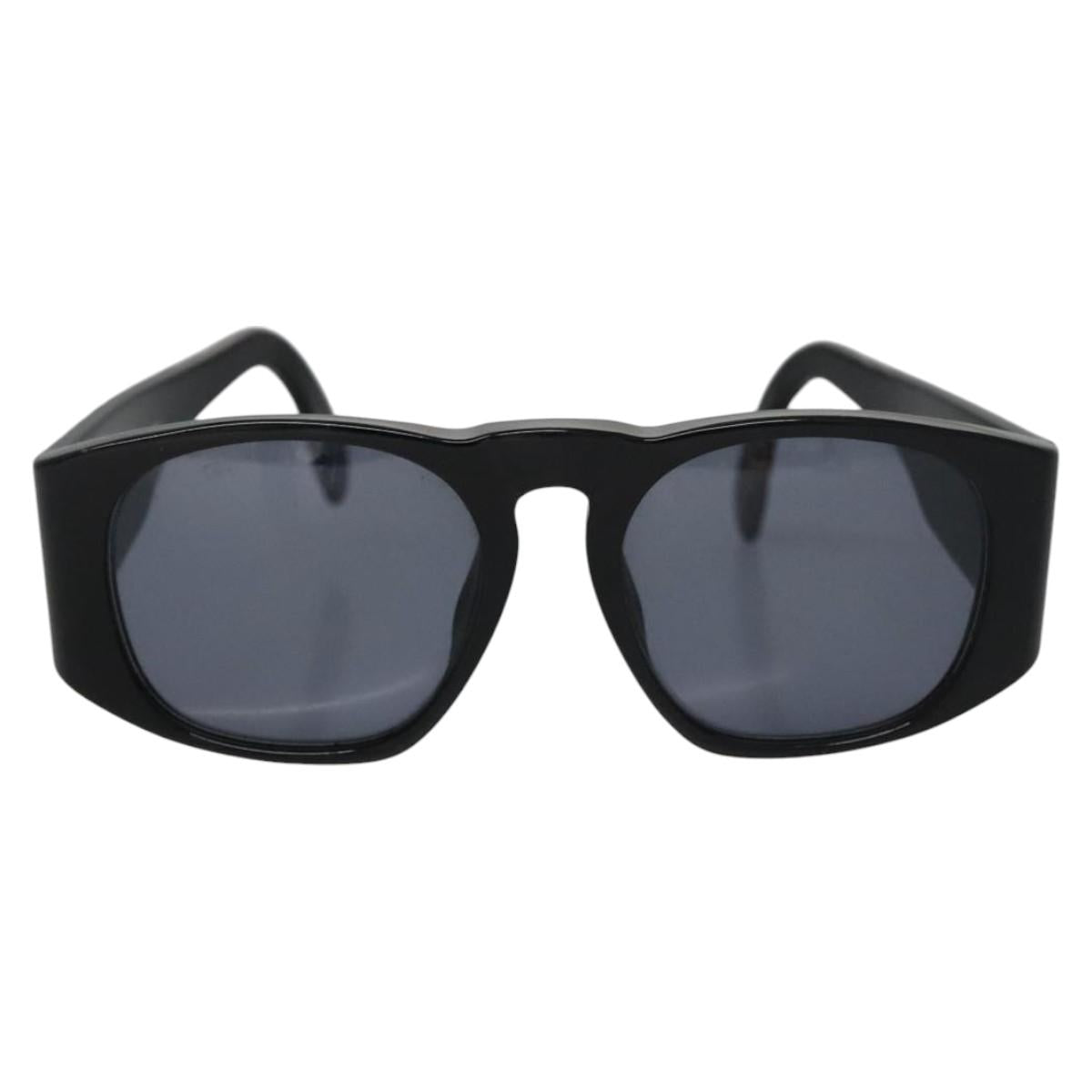 CHANEL Sunglasses plastic Black CC yk17214