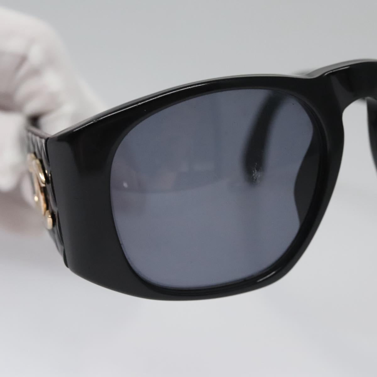 CHANEL Sunglasses plastic Black CC yk17214