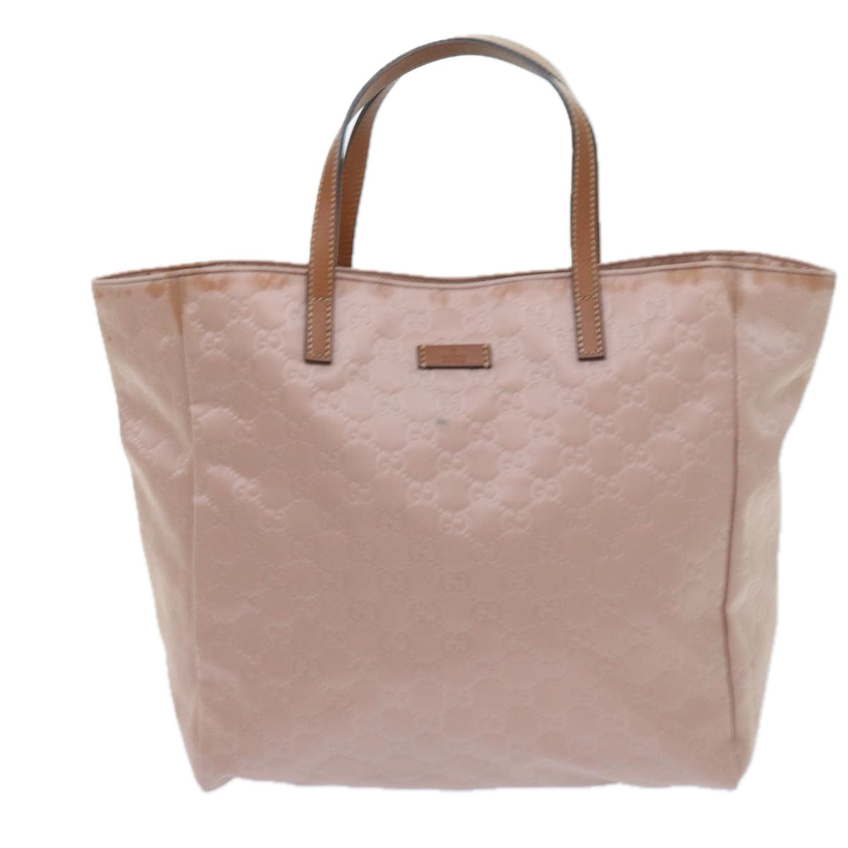 GUCCI GG Canvas Tote Bag Pink 282439 9355