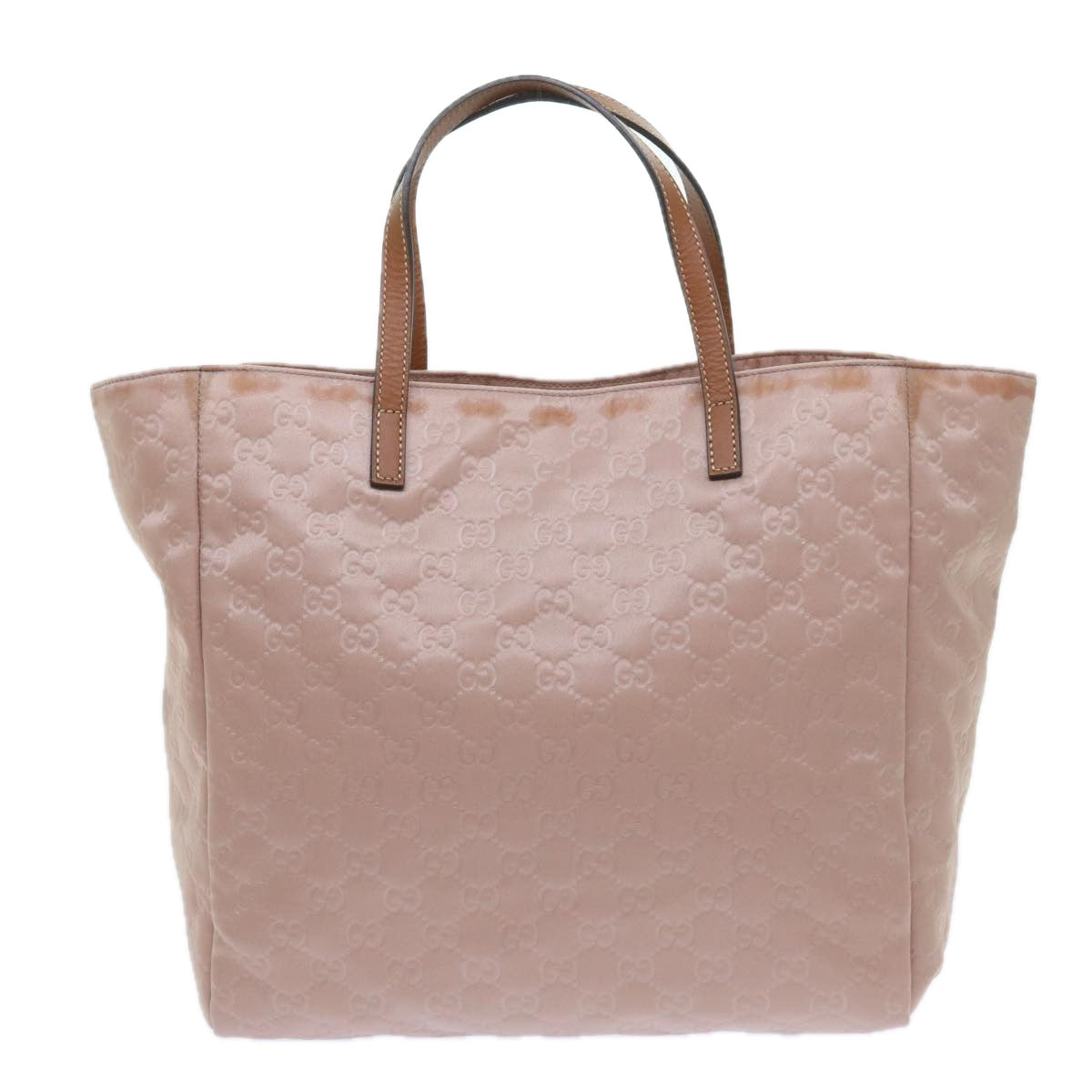 GUCCI GG Canvas Tote Bag Pink 282439 9355