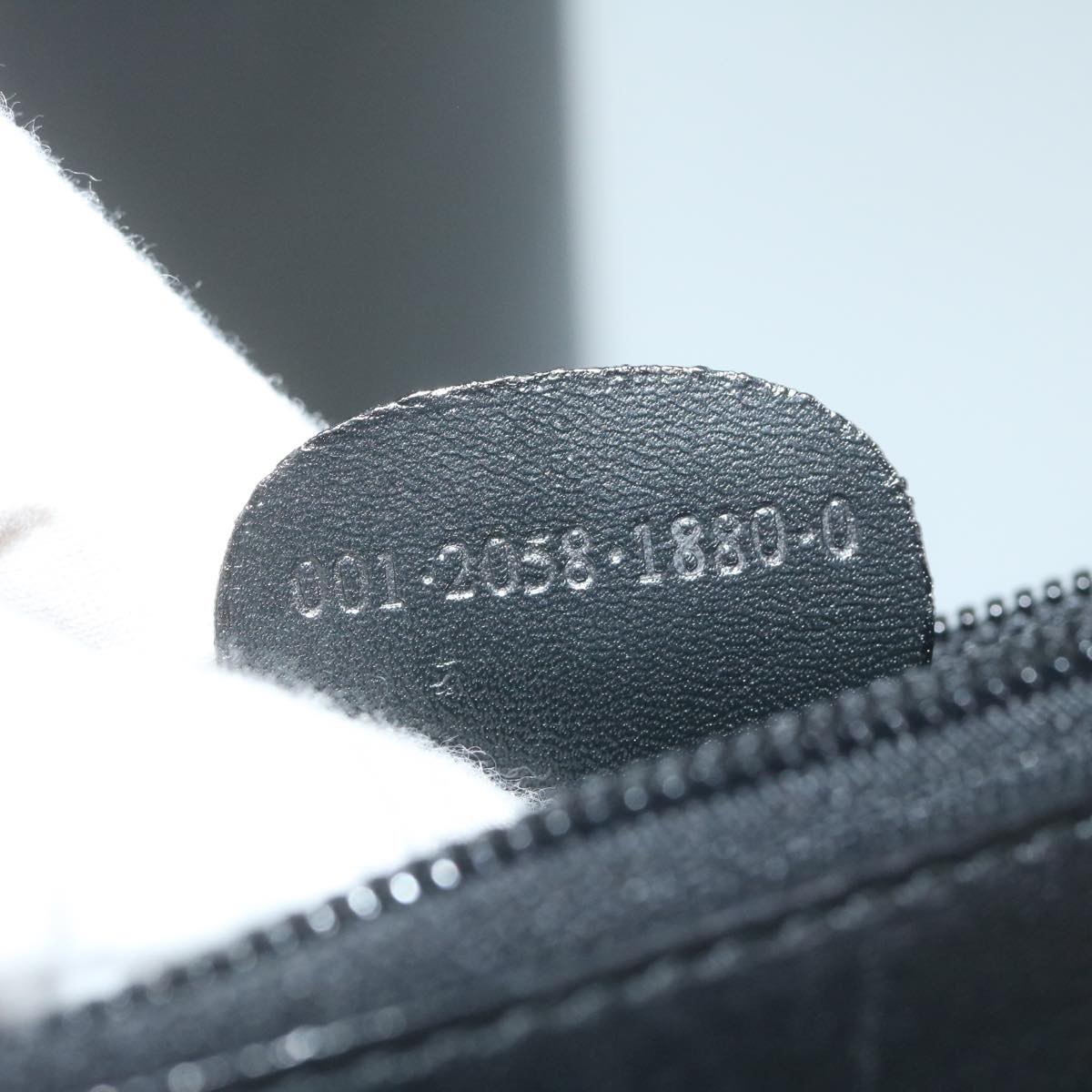 GUCCI Bamboo Shoulder Bag Leather Black 001 2058 9616