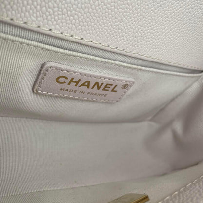 CHANEL 2021 - 2022 Small Boy "Braid Around" Bag Light Purple with Gold