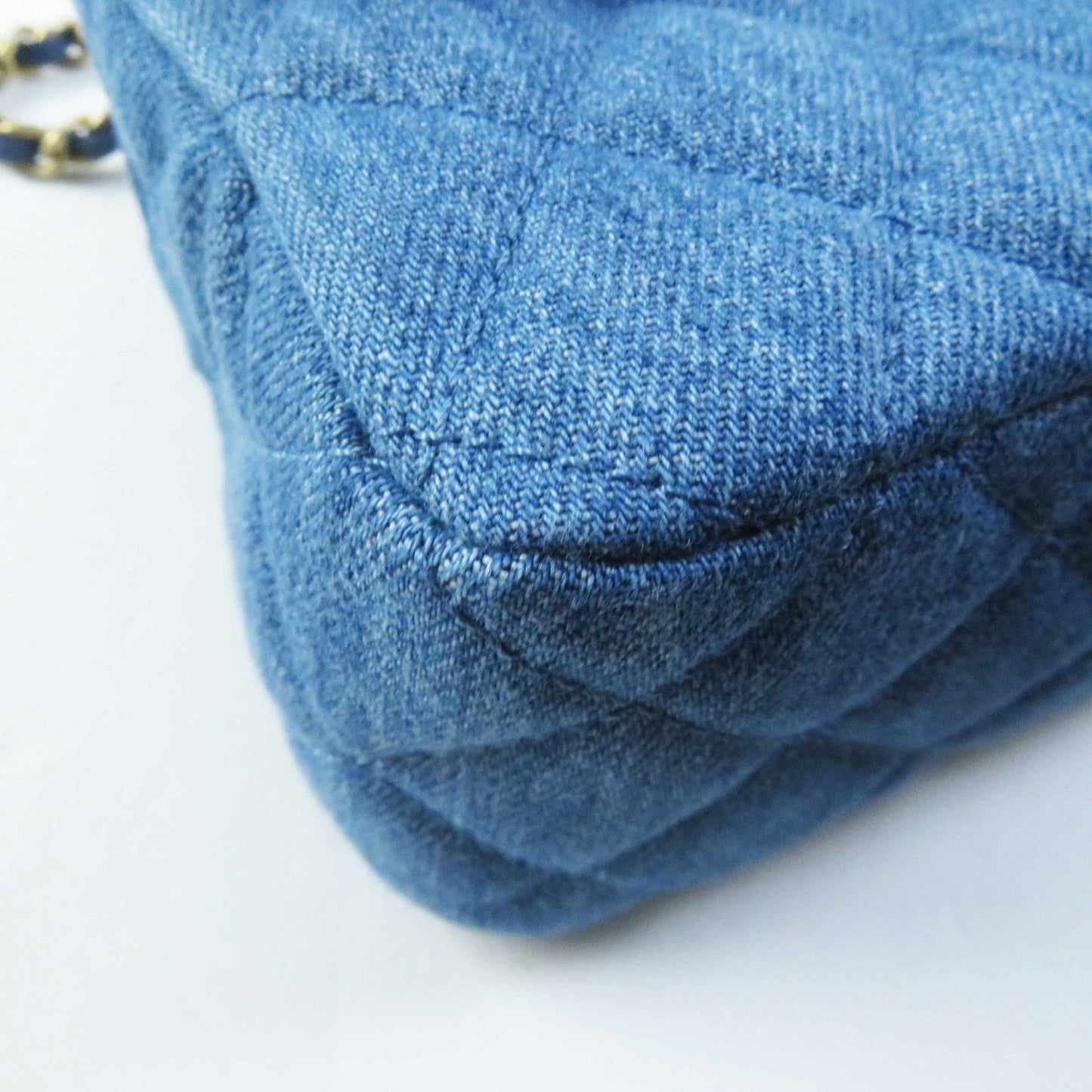 Chanel Mini Matrasse Denim Shoulder Bag