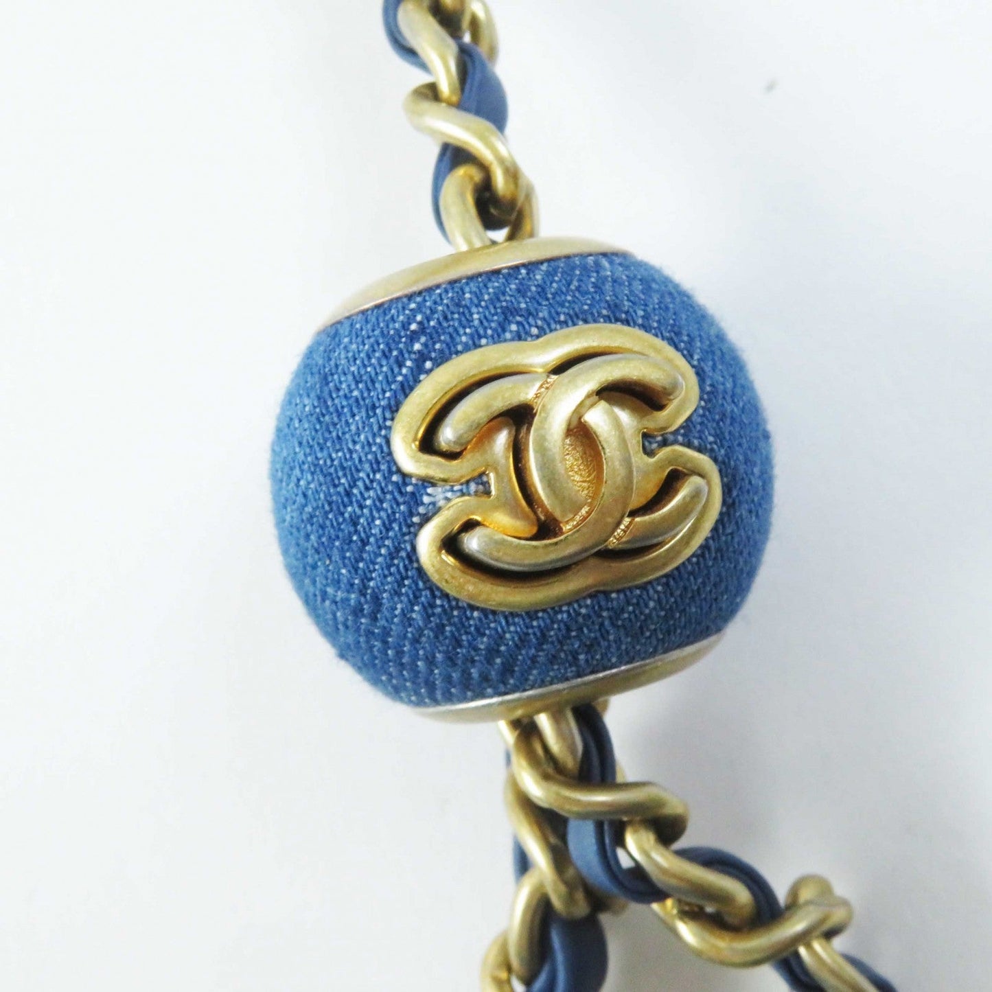 Chanel Mini Matrasse Denim Shoulder Bag