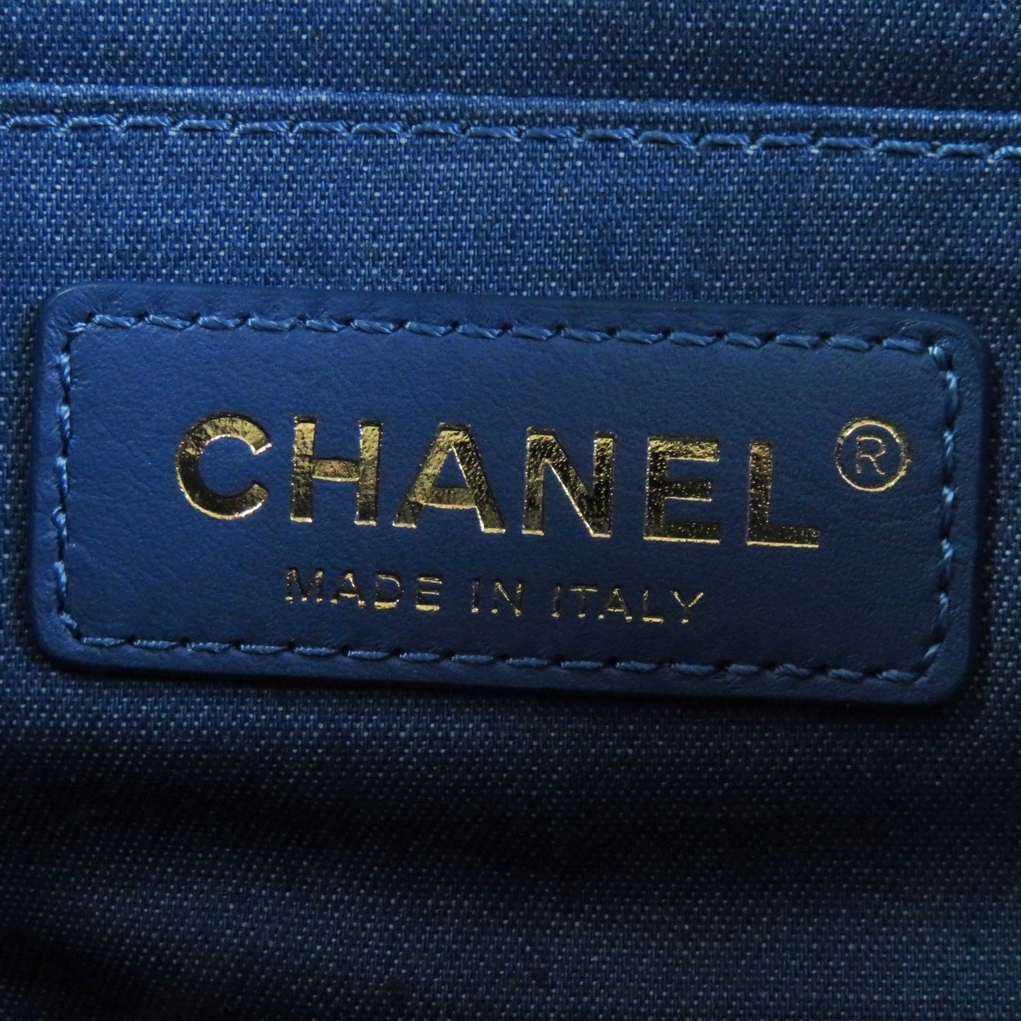 Chanel Mini Matrasse Denim Shoulder Bag