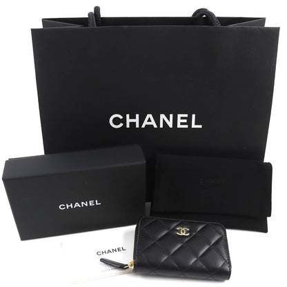 Chanel Classic Leather Zip Coin Purse AP0216
