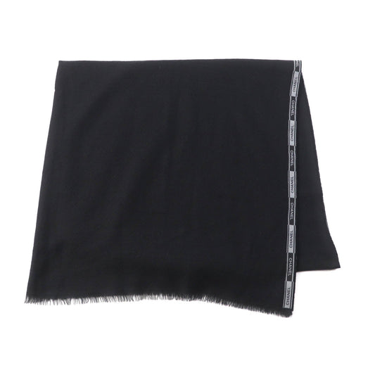Chanel Cashmere Large Shawl with Fringe