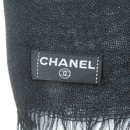 Chanel Cashmere Large Shawl with Fringe