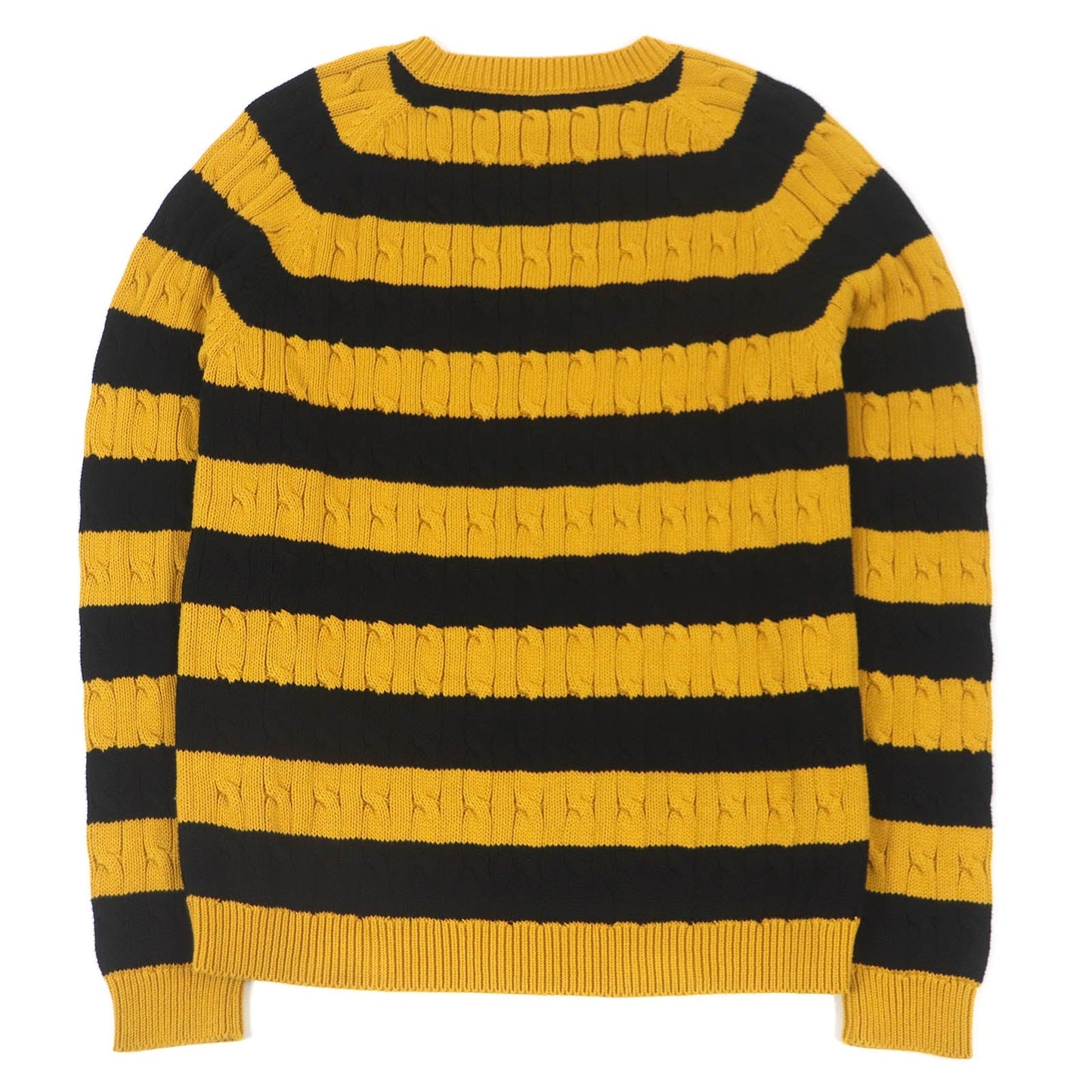 GUCCI Animal Patch Sweater Yellow Black S
