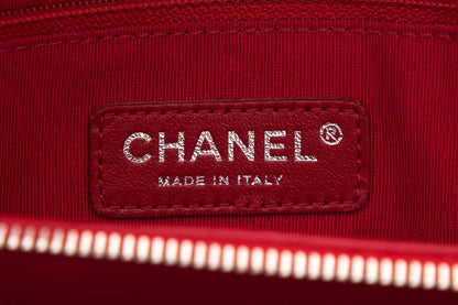 Chanel Red & Pink Lipstick Patent Leather Handbag