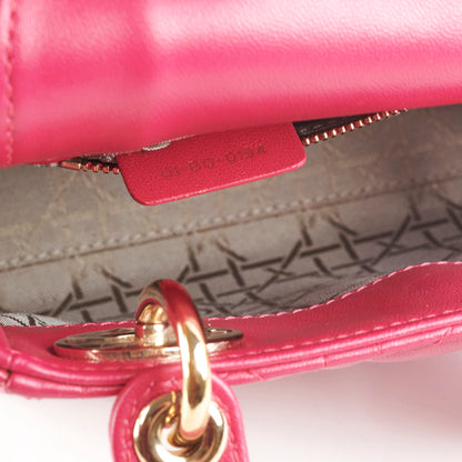 Christian Dior Mini Lady Dior Hot Pink