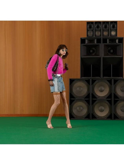 Gucci Brushed Mohair Wool Cardigan Pink