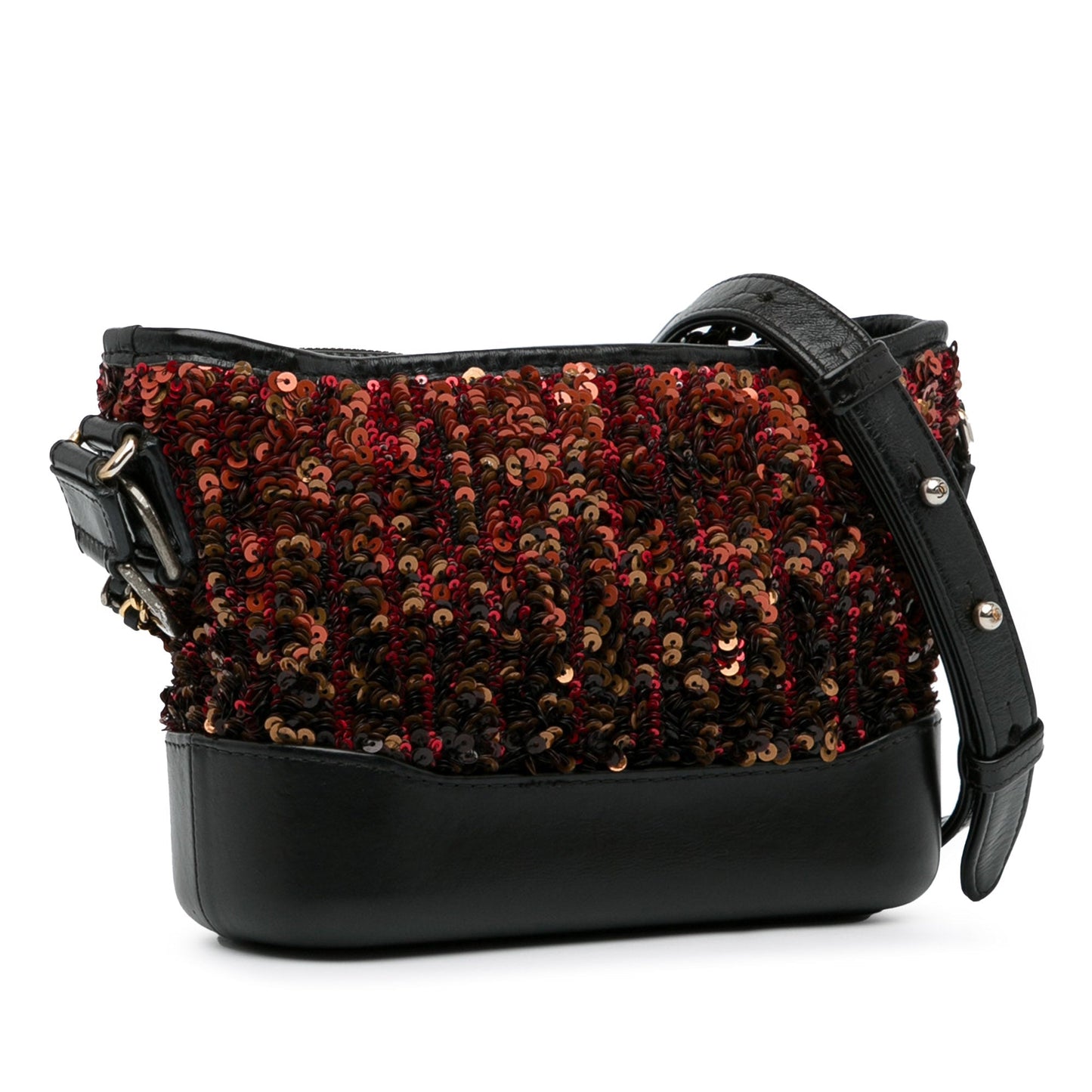 Brown Chanel Small Sequin Gabrielle Crossbody
