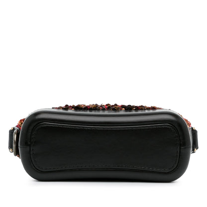 Brown Chanel Small Sequin Gabrielle Crossbody