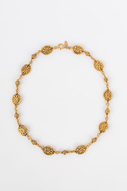 Collier dor Chanel 1980s