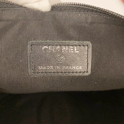 Chanel Black Leather Clutch