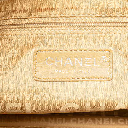 Black Chanel Medium Pebbled Calfskin LAX Tassel Handbag