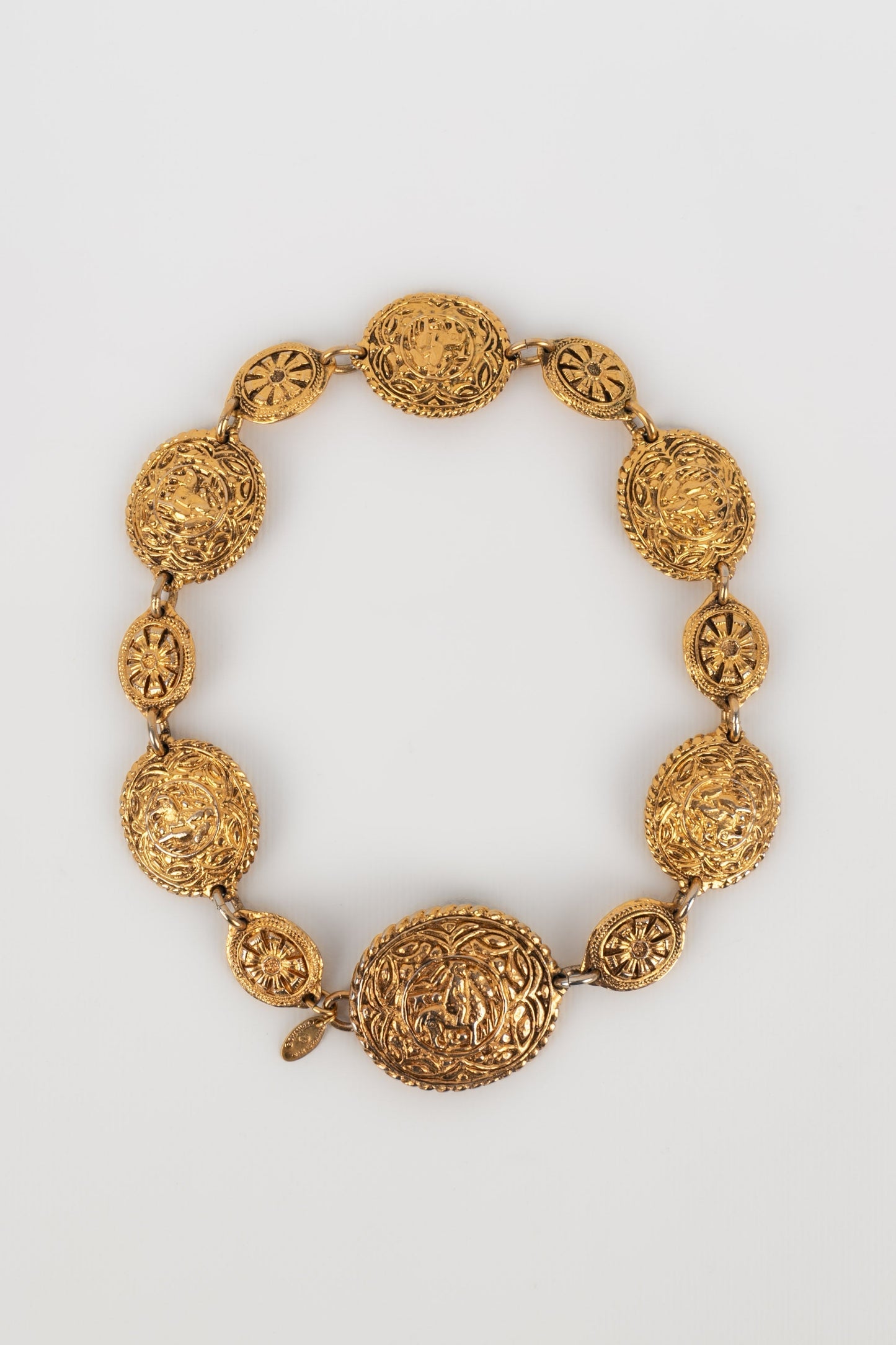 Collier dor Chanel 1980s