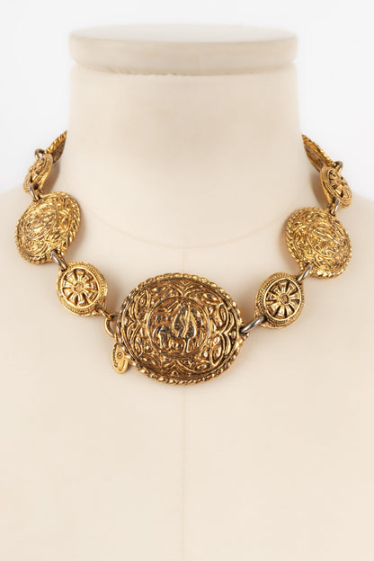 Collier dor Chanel 1980s