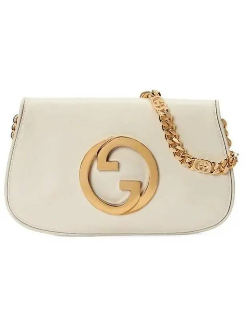 Gucci Blondie Interlocking G Shoulder Bag White
