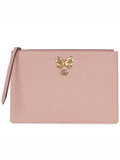Gucci Butterfly Clutch Bag Pink