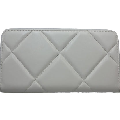 Chanel Leather Matelasse CC Mark Long Wallet