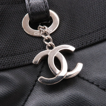 CHANEL Paris Biarritz Coated Canvas Leather Tote Bag PM A34208