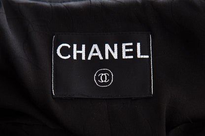 Chanel Black Double Breasted Jacket SZ 38