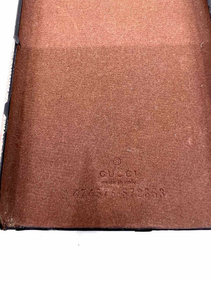 GUCCI Brown, Pink Coated canvas Monogram Cell Phone Case