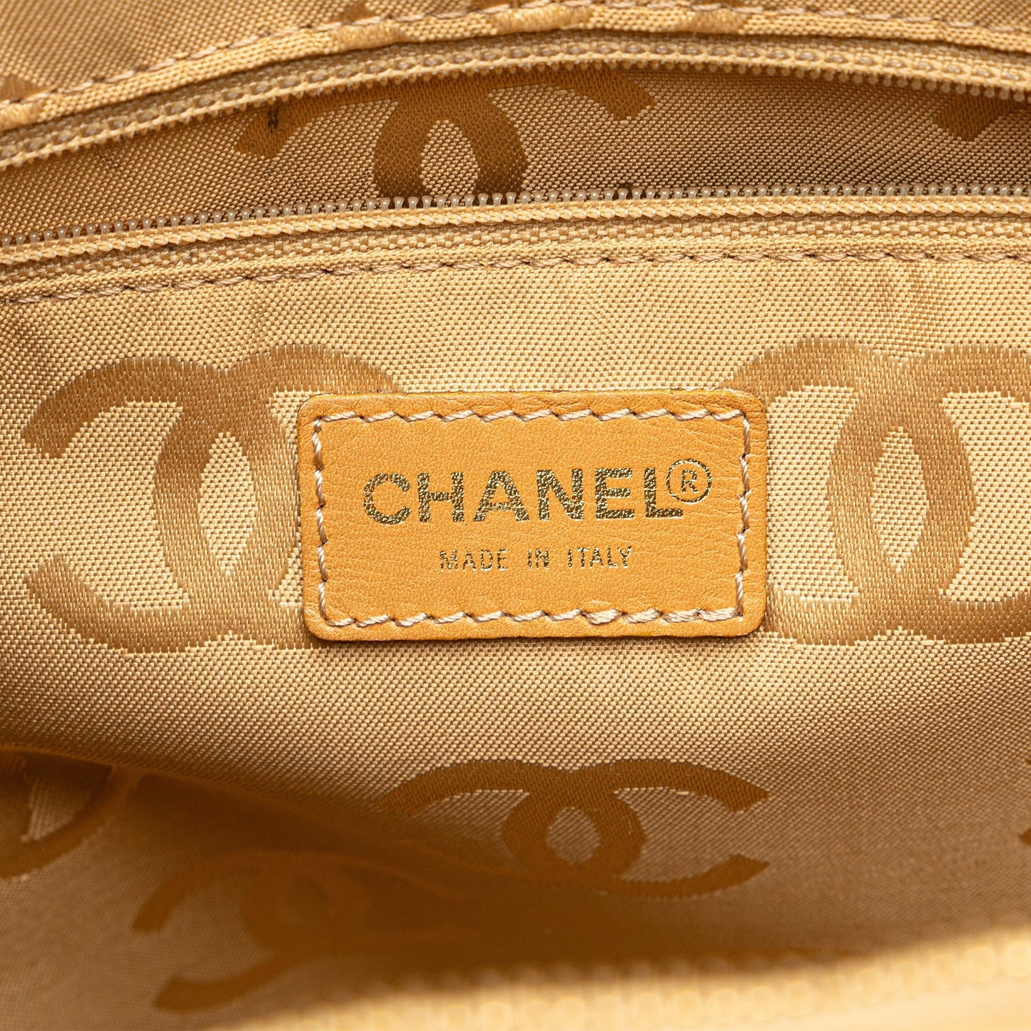 Brown Chanel CC Wild Stitch Handbag