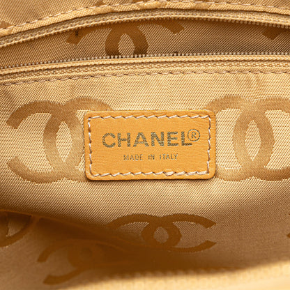 Brown Chanel CC Wild Stitch Handbag