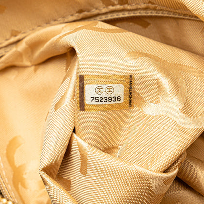 Brown Chanel CC Wild Stitch Handbag