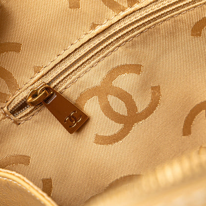 Brown Chanel CC Wild Stitch Handbag