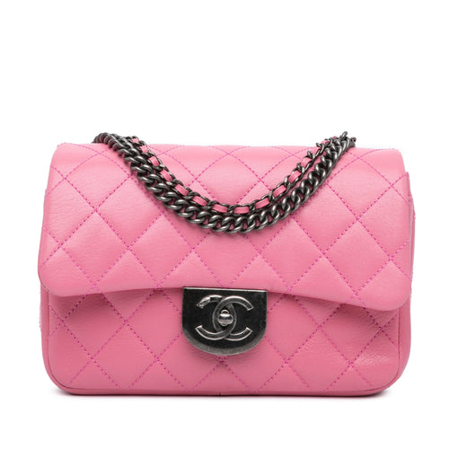 Chanel Sac Small Goatskin Double Carry Waist Chain Flap