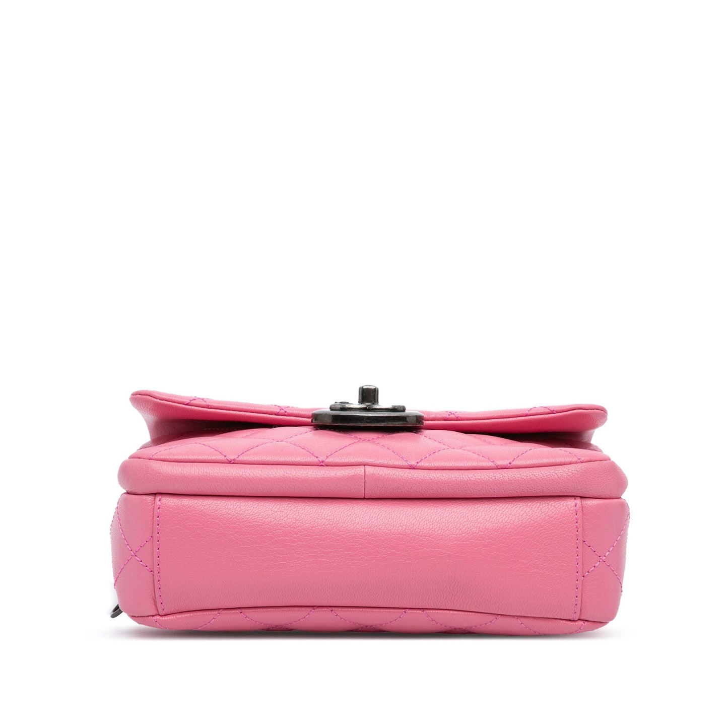 Chanel Sac Small Goatskin Double Carry Waist Chain Flap