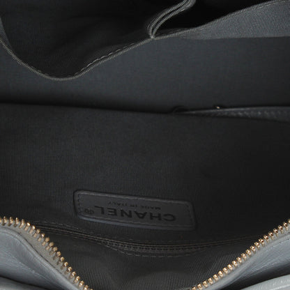 Gray Chanel Medium Gabrielle Leather Shoulder Bag