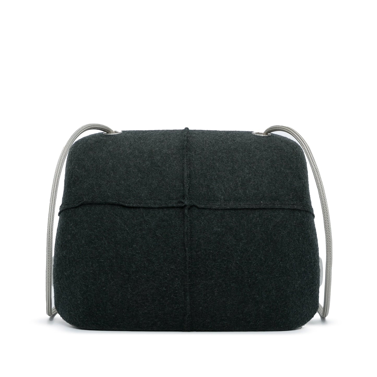 Black Chanel Wool Limited Edition Crossbody Bag