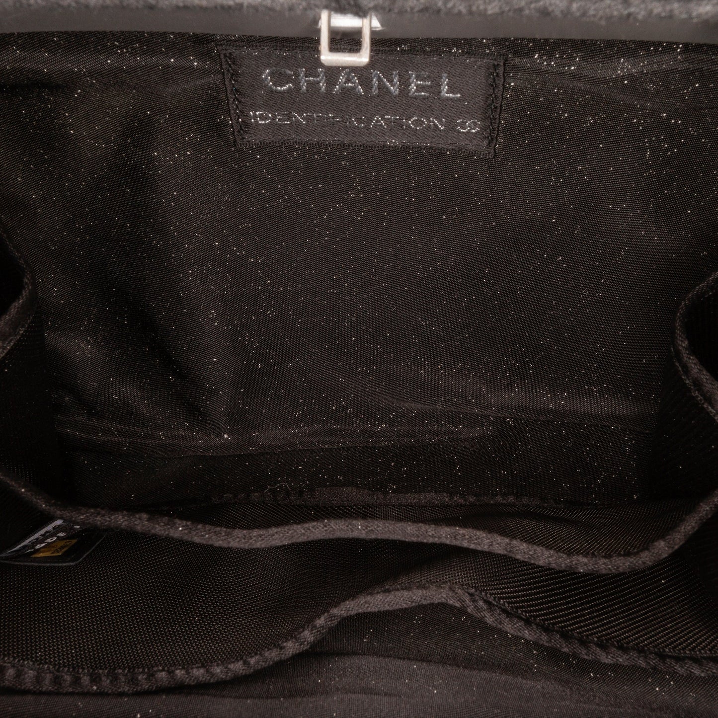 Black Chanel Wool Limited Edition Crossbody Bag