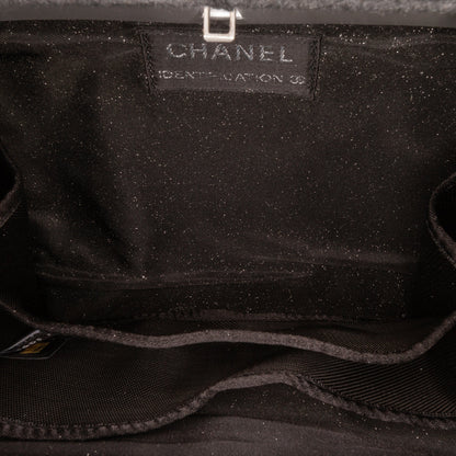 Black Chanel Wool Limited Edition Crossbody Bag