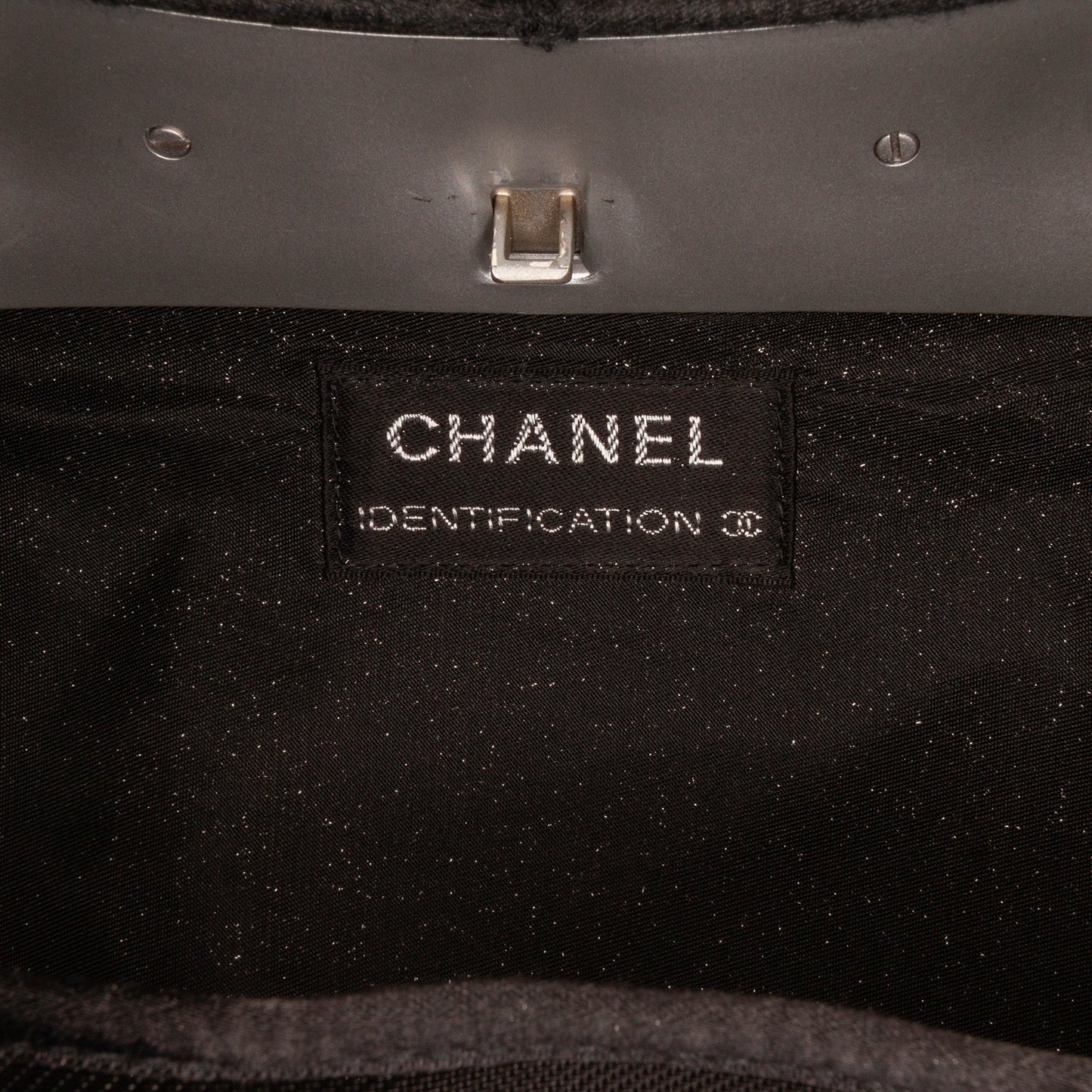 Black Chanel Wool Limited Edition Crossbody Bag