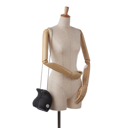Black Chanel Wool Limited Edition Crossbody Bag