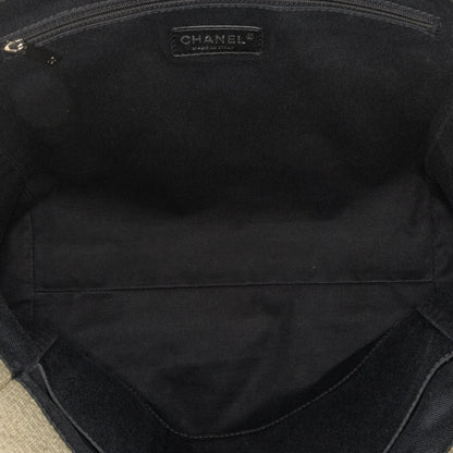 Beige Chanel Small Canvas Deauville Tote