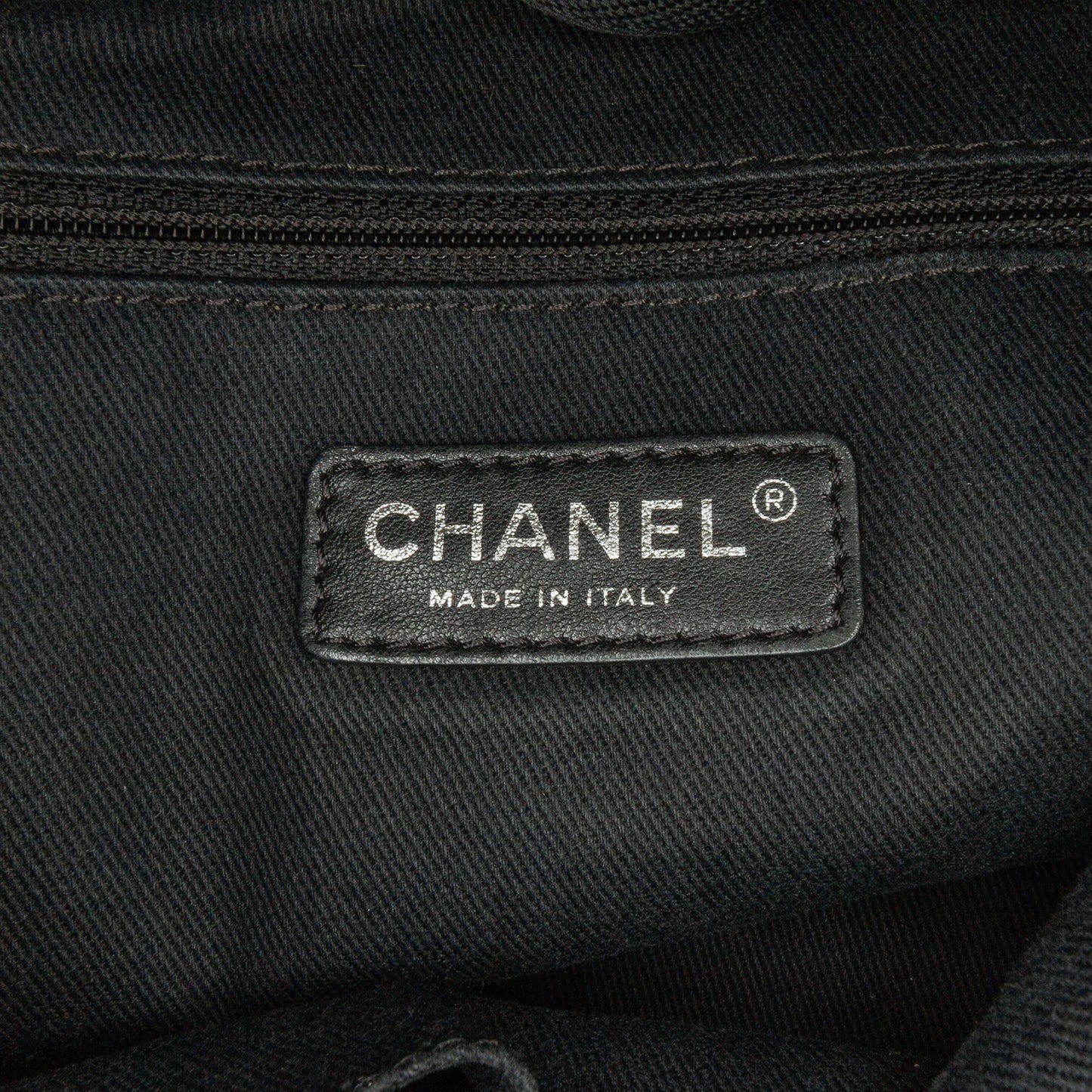 Beige Chanel Small Canvas Deauville Tote