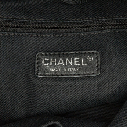 Beige Chanel Small Canvas Deauville Tote