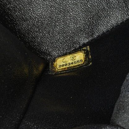 Black Chanel Jumbo Classic Lambskin Double Flap Shoulder Bag