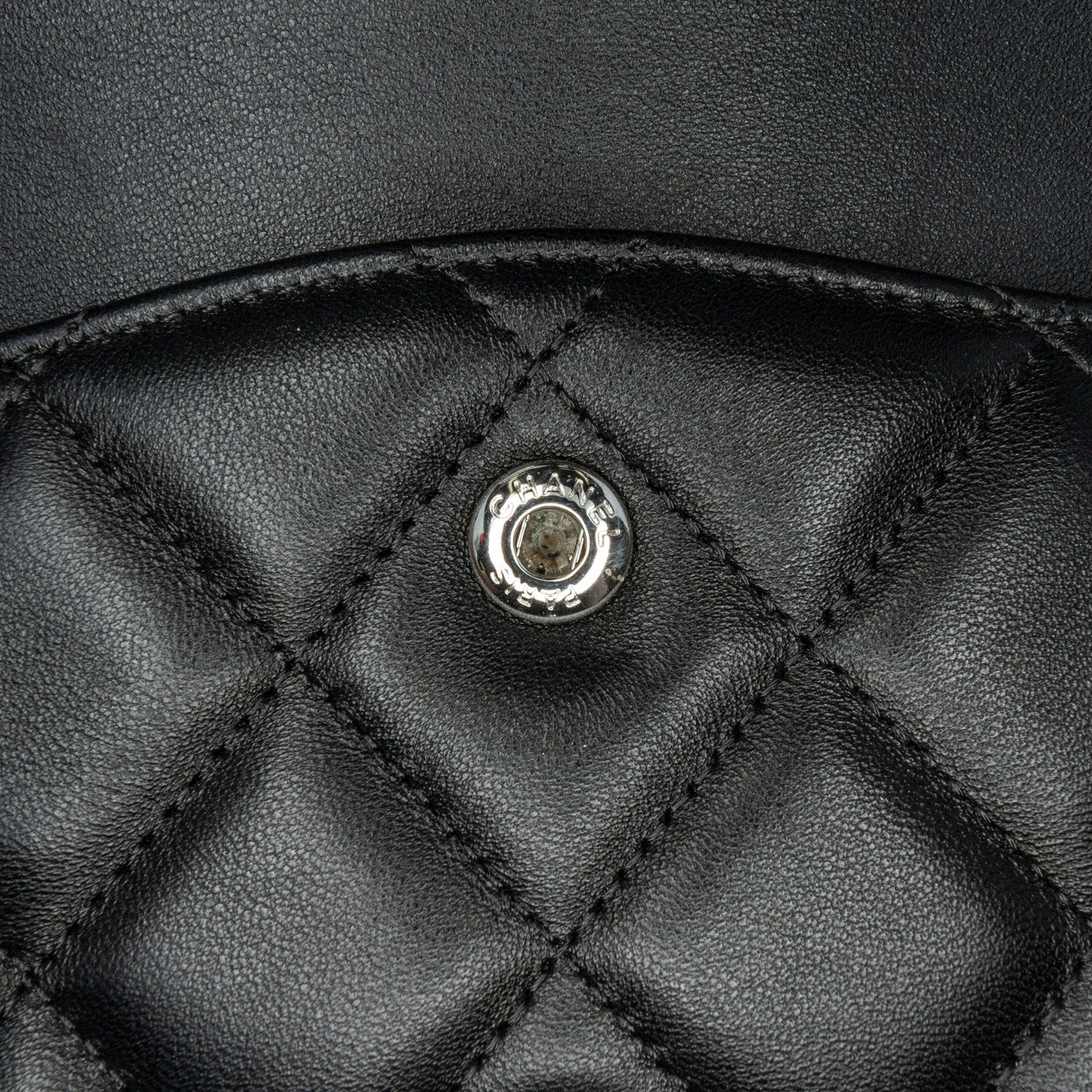 Black Chanel Jumbo Classic Lambskin Double Flap Shoulder Bag
