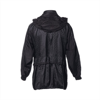 Gucci Cheryline Nylon Jacket 44 Men Black GG  Wind Breaker 618891