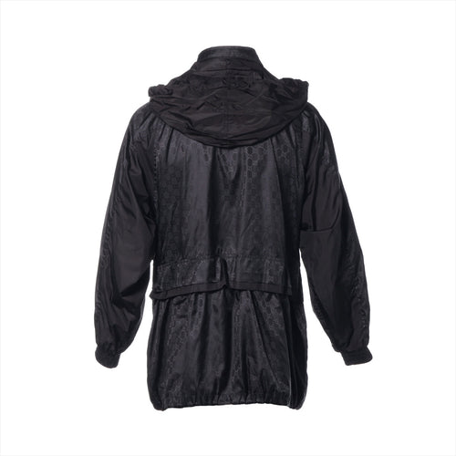 Gucci Cheryline Nylon Jacket 44 Men Black GG  Wind Breaker 618891